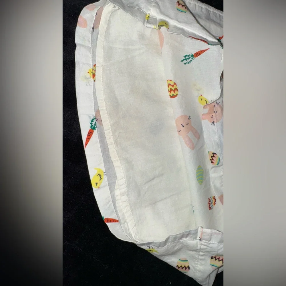 Tucker + Tate White Bunny and Chick Print Diaper Cover Set